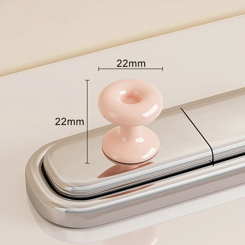 Original Donut Toilet Button Press - Creative Flush Assistant for Easy-Push Decorative Aid, Nail Art Themed Bathroom Accessory