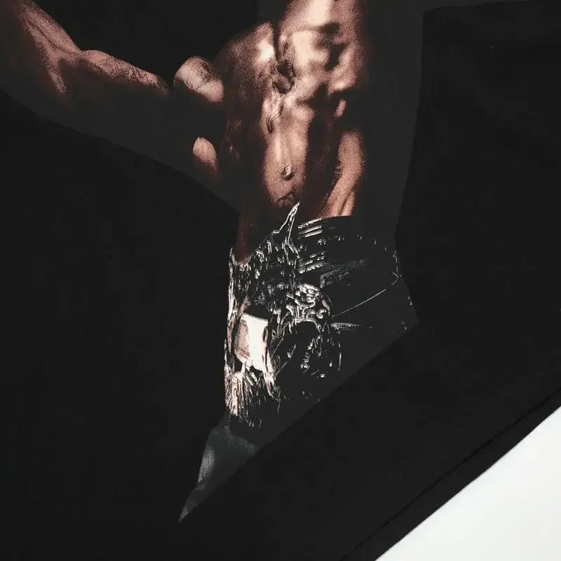 Fashion New TRAVIS SCOTT UTOPIA Rap Album Summer Men and Women Loose Casual Trendy Brand Cotton Short-sleeved T-shirt
