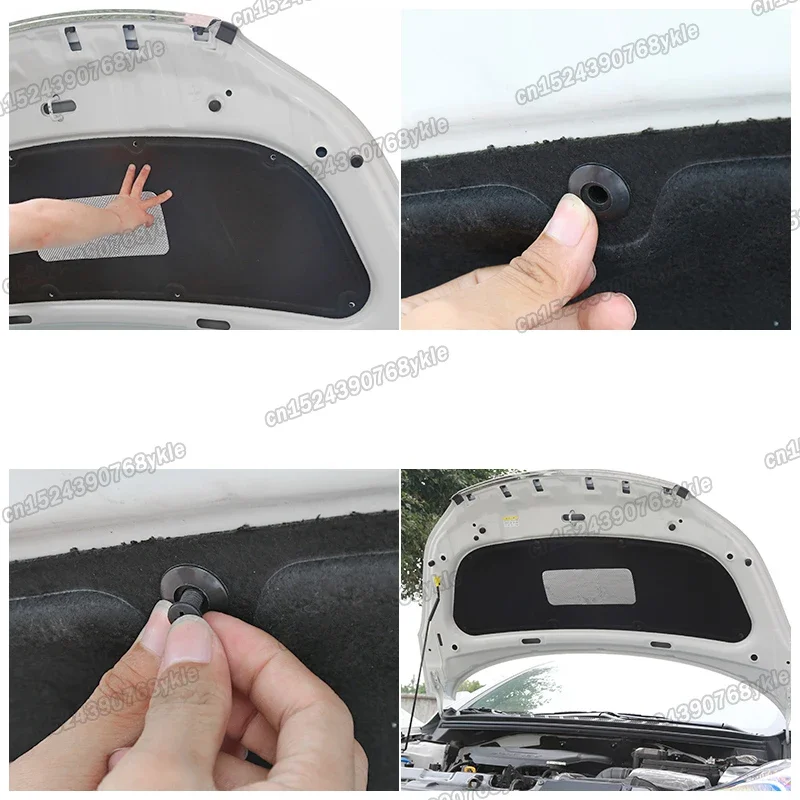 

Car Engine Hood Cover Heat Noise Insulation cotton for hyundai elantra avante 2010 2011 2012 2013 2014 2015 5 i35 sport