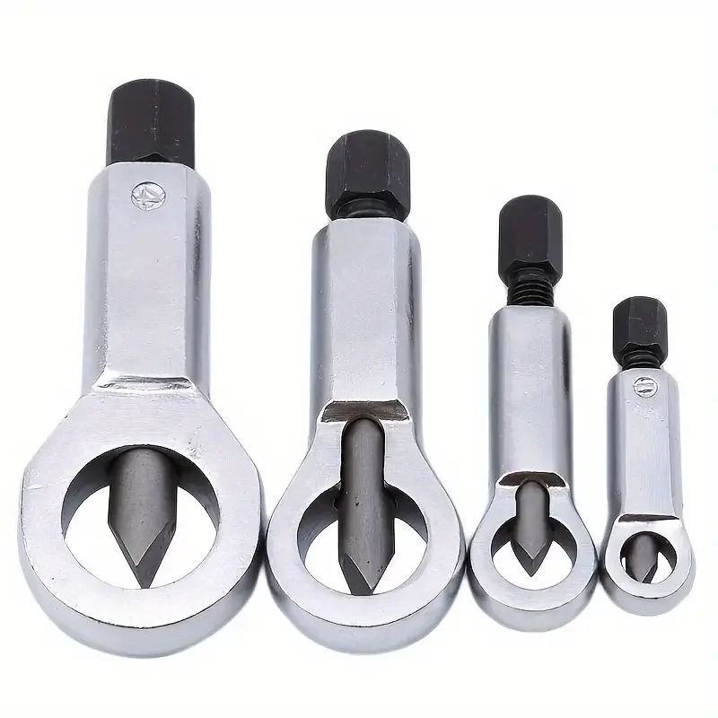 

Nut Splitter Kit Remover Spanner Heavy Duty Nut Splitter Breaker Cracker Broken Damaged Screw Stuck Removal Extractor Tools