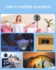 Foldable Fan Foldaway Oscillating with Remote Control, 10800mAh Battery Operated Fans, Portable for Outdoor, Courtyard, Beach 3