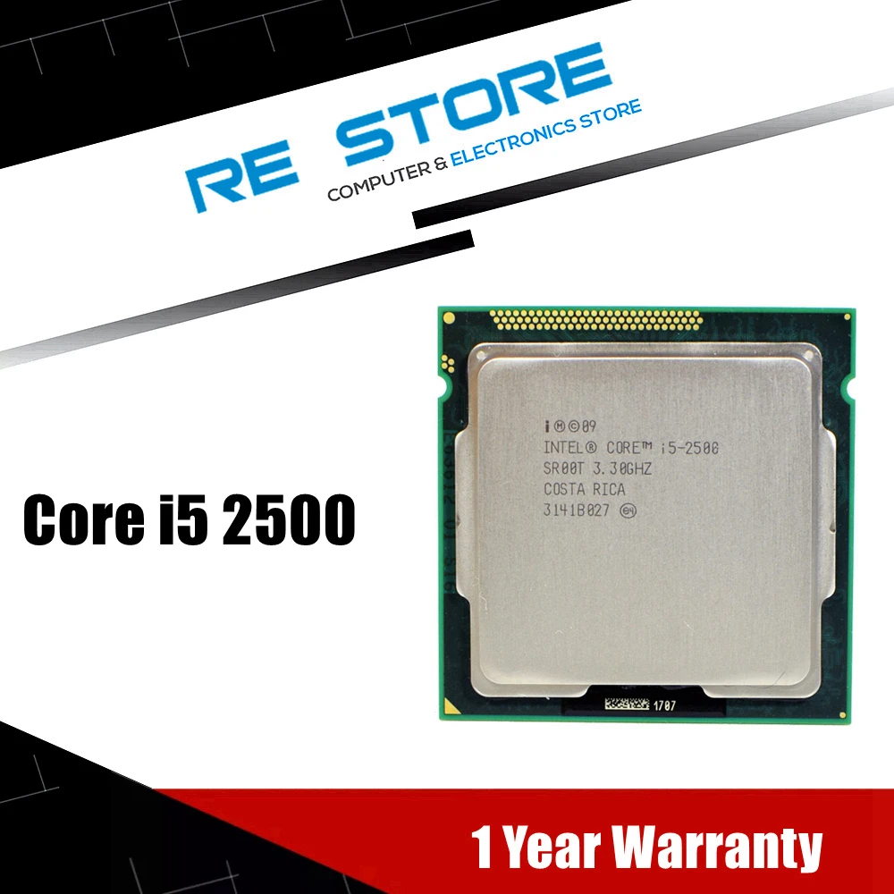 Intel Quad Core Prozessor Intel Core i5-2500, 3,3GHz, 6MB Cache, 1155 Sockel 