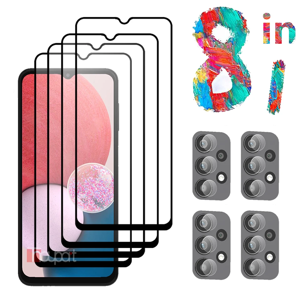 

Закаленное стекло для Samsung Galaxy A13 5G, защита экрана, мягкая пленка для объектива камеры, стекло для Samsung A13