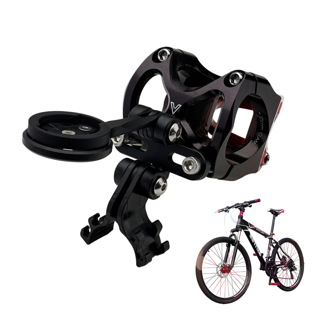 Bicycle Stem Mount Bicycle Computer Mount Holder Bike Speedometer Extension Holder Bracket Bicycle Extension Bracket Base