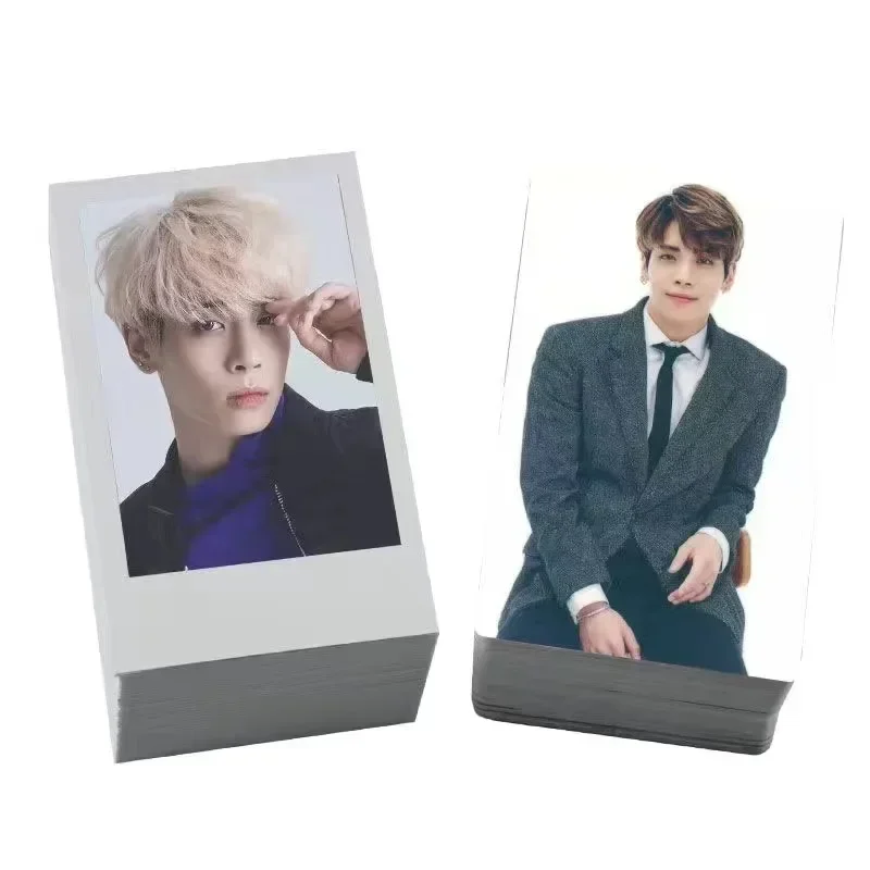 Korean SHINEE Lee Tae-min Onew Kim Jonghyun Key Choi Min Ho Lomo Cards Li Taimin Wen Liu Jin Zhongxuan DIY Card Stickers 100PC