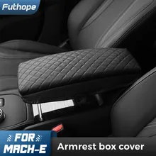 Futhope-caja de reposabrazos central de espuma, cubierta protectora para reposabrazos contra arañazos y arañazos, para Ford Mustang MACH-E, 2021, 2022