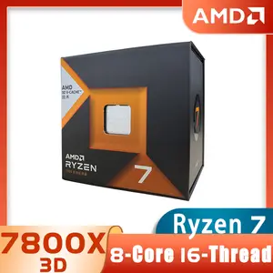 NEW AMD Ryzen 7 7800X3D R7 7800X3D 4.2GHz 8-Core 16-Thread PCIE5.0 120W CPU  Processor 5NM 100-100000910 LGA AM5 Without fan