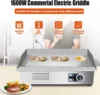 Electric Griddle,Electric Countertop Flat Top Griddle,110V 1600W Electric Flat Top Grill,Non-Stick Restaurant Teppanyaki Stainle 2