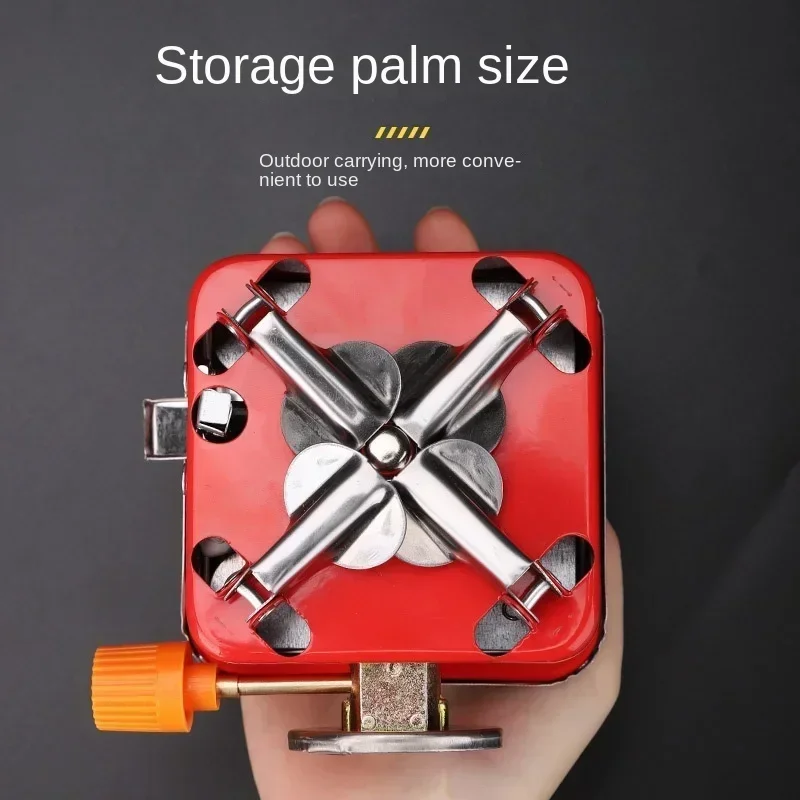 Gas Stove Gas Burner Barbecue Stove Portable Camping Mini Foldable Windproof Cassette Stove Burner Hiking Picnic Cookware BBQ