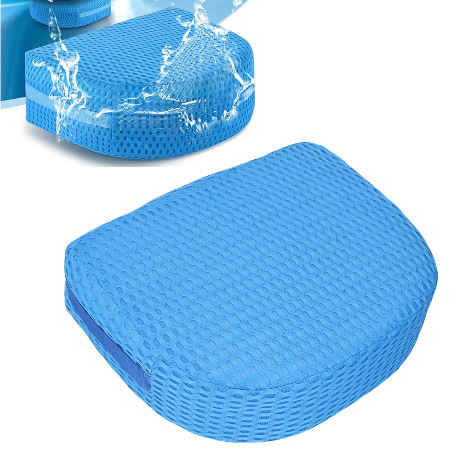 Hot Tub Booster Seat 5 นิ้วBreathableสบายแห้งเร็วAnti Slipด้านล่างล้างทําความสะอาดได้Hot Tubสนับสนุนเบาะสําหรับอ่างอาบน้ํา 1