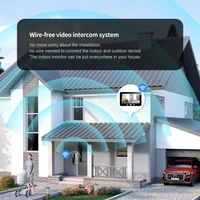 Tuya Smart Life 1080P WiFi Video Doorbell Battery 100% Wireless Door Intercom System PIR Outdoor Camera 5Inch Monitor Screen - Image 2
