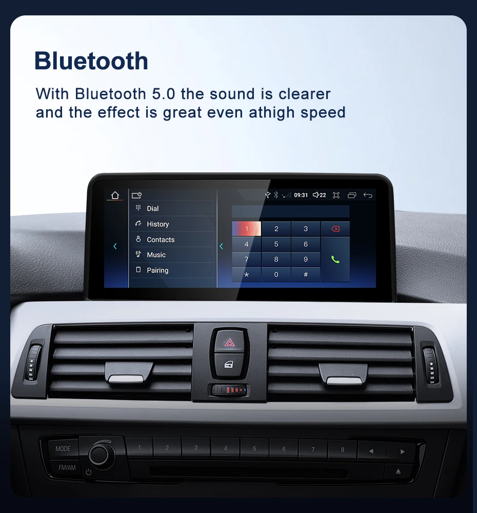 New ID6 ID7 ID8 UI Android System Wireless Carplay AUTO For BMW 1/3/4 Series F20