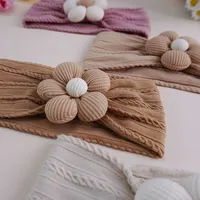 Cute Baby Headbands Flower Floral Elastic Soft Newborn Headbands For Baby Girl Children Turban Infant Kids Hair Accessories 6