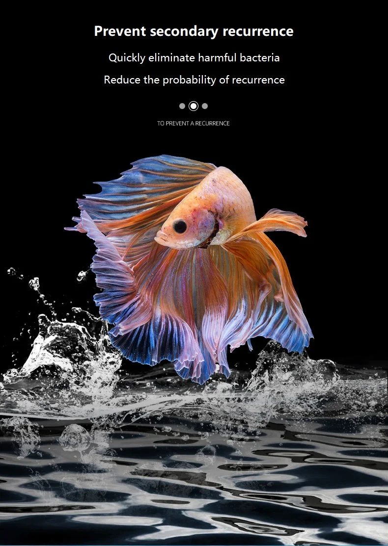 Methylenblau-Lösung für Aquarium, Entfernung von weißen Flecken und Fisch krankheiten Medizin, Koi-Goldfisch Betta, 310ml – Detail 7