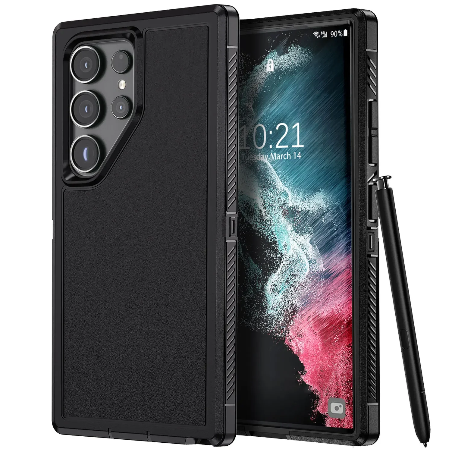 Dual Layer Slim Hybrid Rugged Phone Case - Shockproof Armor Box Cover