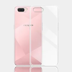 Crystal Clear Silicone Soft Protective Phone Case for Oppo AX7 (Clear Soft Case)