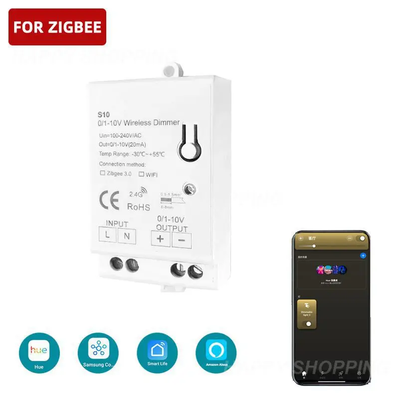 

Регулятор затемнения Tuya Smart 3,0 с поддержкой 0-10 в 1-10 в