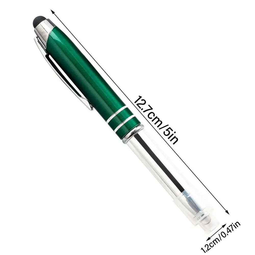 3-in-1 Metal Capacitive Pen Outdoor Tool Pen Multi-function Ballpoint With Light Touch Screen Writing Tool Office Supply