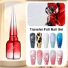 AS 15ml Transfer Foil Gel Nail Polish Soak Off Led Uv Gel Varnish Fast Dry Star Sticker Glue Stamp Gel 3