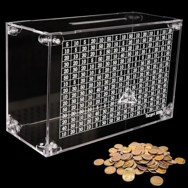 

Acrylic Piggy Bank for Children Desktop Decoration Money Boxes