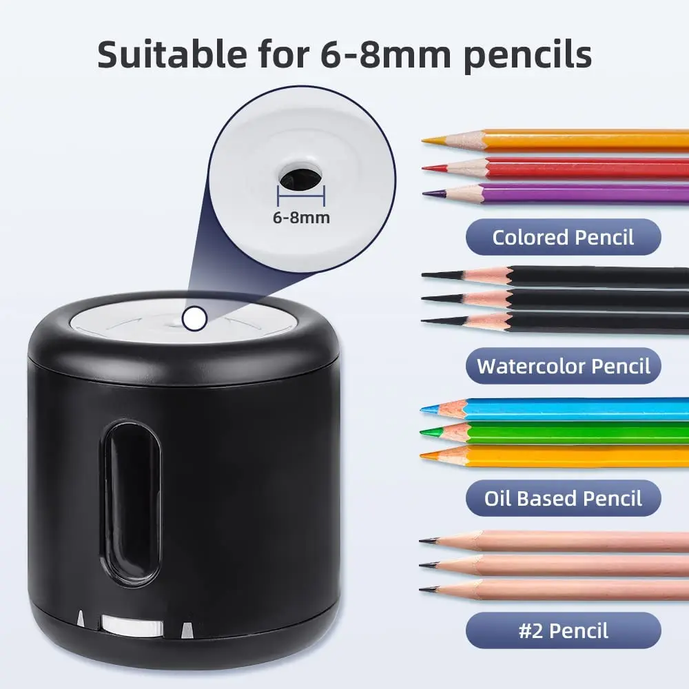 6-8mm Color Pen, Sharpen automático, School Office Supply, frete grátis