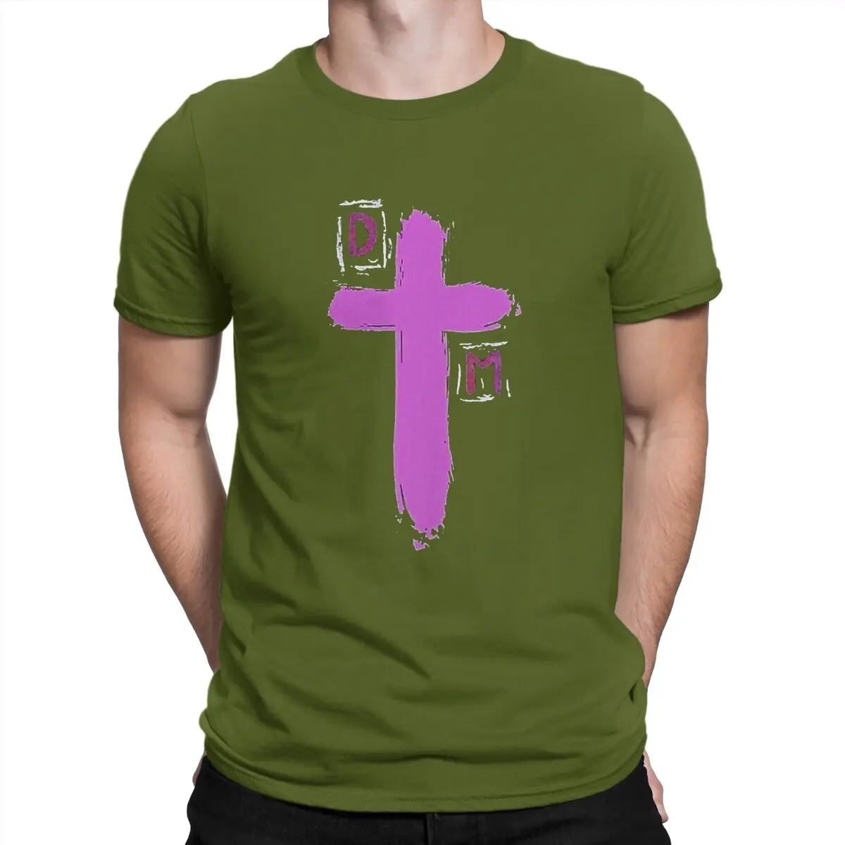 thumbnail image 1 of Camisetas Cross Men Depeche Cool Mode, camisetas novedosas de manga corta y cuello redondo, camisetas de algodón de verano, 1 of 7
