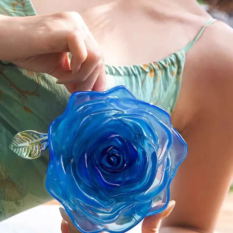 Luxury Designer Acrylic Solid Rose Flower Clutch Purse For Wedding Party Women's Handbag Fashion Evening Bag Crossbody Bag