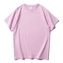 Graphic Cotton Round Neck Short Sleeve T - Shirt - Unisex Casual Print Tee - XXL (28 - pink)
