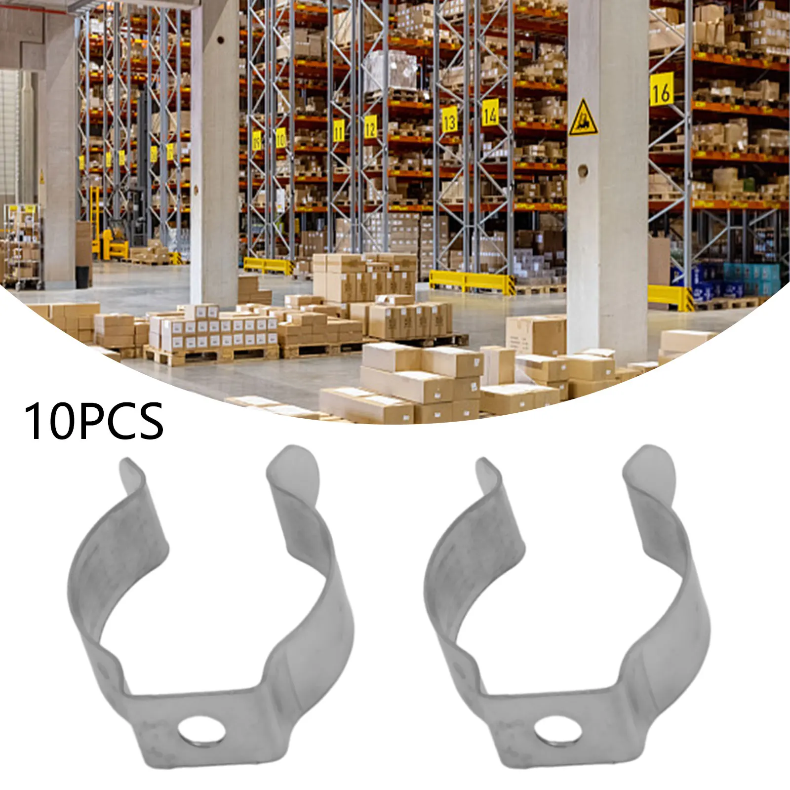 10pcs Spring Terry Clips Stainless Steel Narrow Base Tools 6mm-28mm Heavy Duty Tools Storage Hangers For Garages Sheds Hardwares