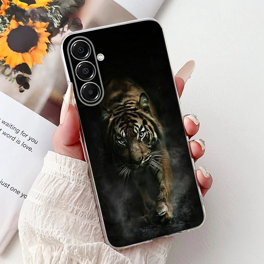 Cute Cat Painted Soft Silicone Phone Case Cover - 6.7