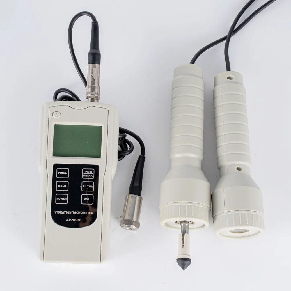 Dynamic Balance Vibration Analyzer AV-160T Vibration Tachometer Non-contact Photoelectric Tachometer Measures RPM And Hz 3