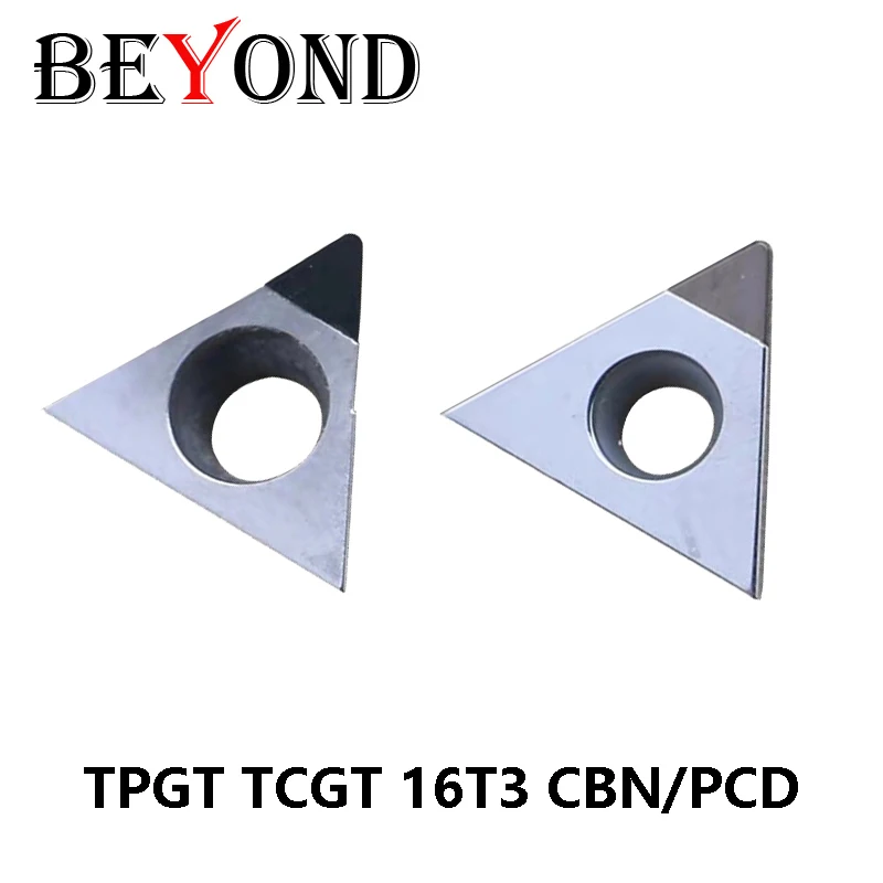 

BEYOND TCGT TPGT 16T302 16T304 16T308 CBN PCD TPGT16T304 TCGT16T304 Carbide Inserts CNC Lathe Diamond Boron Nitride Turning Tool