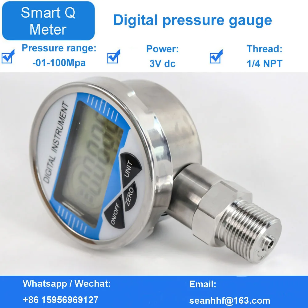 LEDhighprecisiondigitalnegativepressuregaugevacuumgasgauge