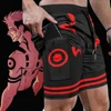 Anime Ryomen Sukuna Gym Shorts Printed 2 In1 Bilayer Side Pocket For Mobile Phone Quick-Drying Breathable Sports Jogging Pants 1