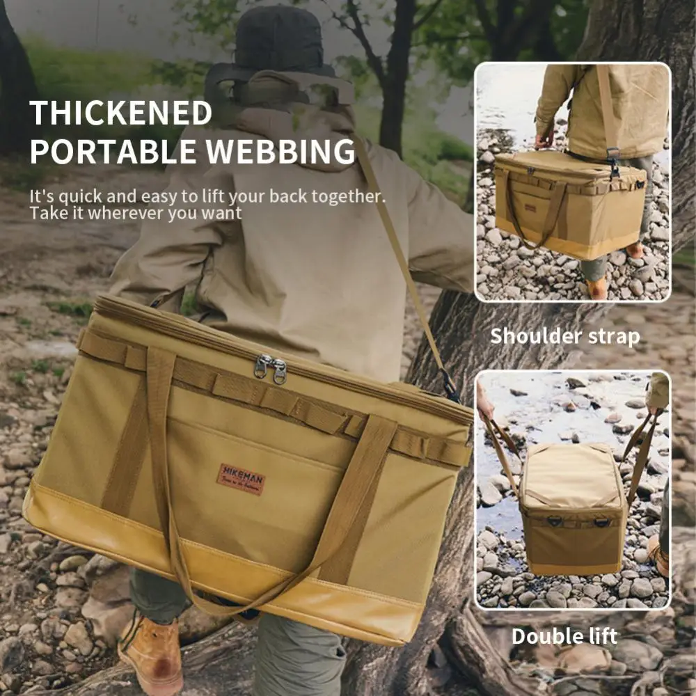 Newest 57L Large-capacity Camping Bag Storage Outdoor Camping Box Multi-functional Hard Storage Picnic Box Supplies 캠핑가방