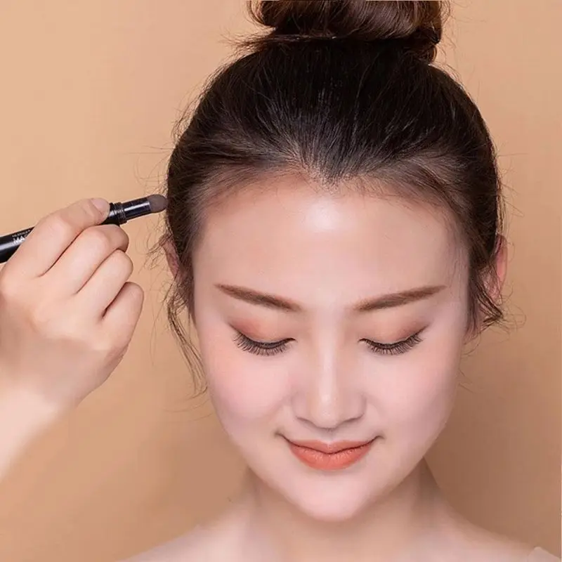 Hair Root Hairline Concealer Pen Control Edge Blackening Instantly Cover Up Grey White Hair Natural Herb Concealer Pencil hair coloring product