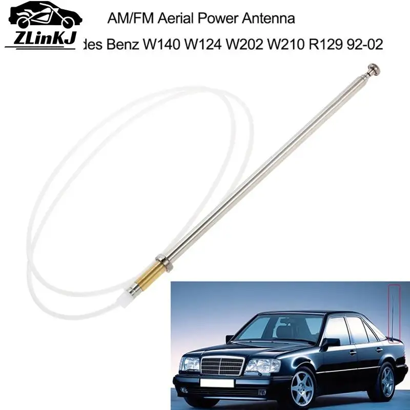 

Car Antenna For Mercedes Benz W140 W124 W202 W210 R129 92-02 AM/FM Aerial Power AntennaAuto Car Radio FM Antenna Signal