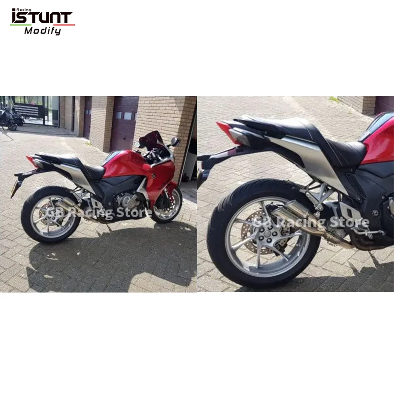For HONDA VFR1200 X VFR1200F VFR 1200 2009-2015 Motorcycle Exhaust modify Mid Pipe Link Pipe Muffler Espace Moto With DB Killer - Image 2