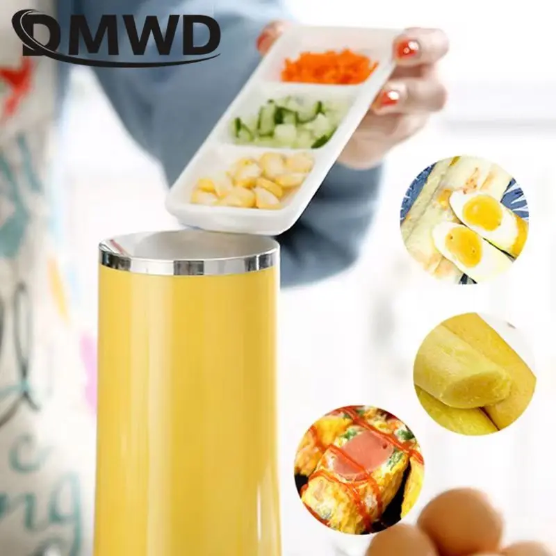 110V220V Automatic Egg Roll Maker Sausage Burrito Omelette Breakfast machine Thermostat Egg Boiler Cake Roll Dust cover Washable 2