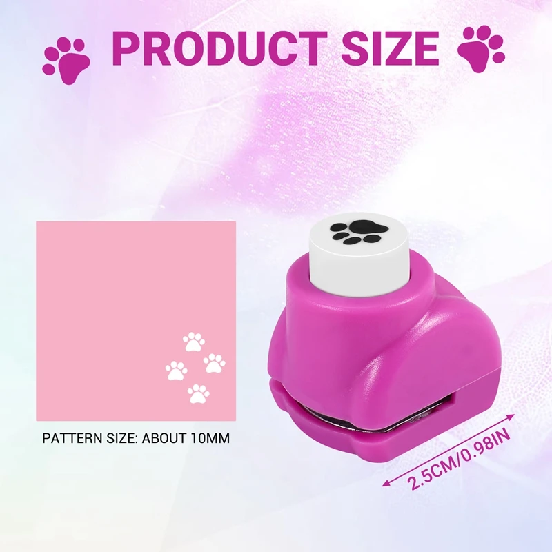 Mini Scrapbook Handmade Cut Card Craft Calico Printing DIY Paper Shaper Punch (Paw) paper craft punch