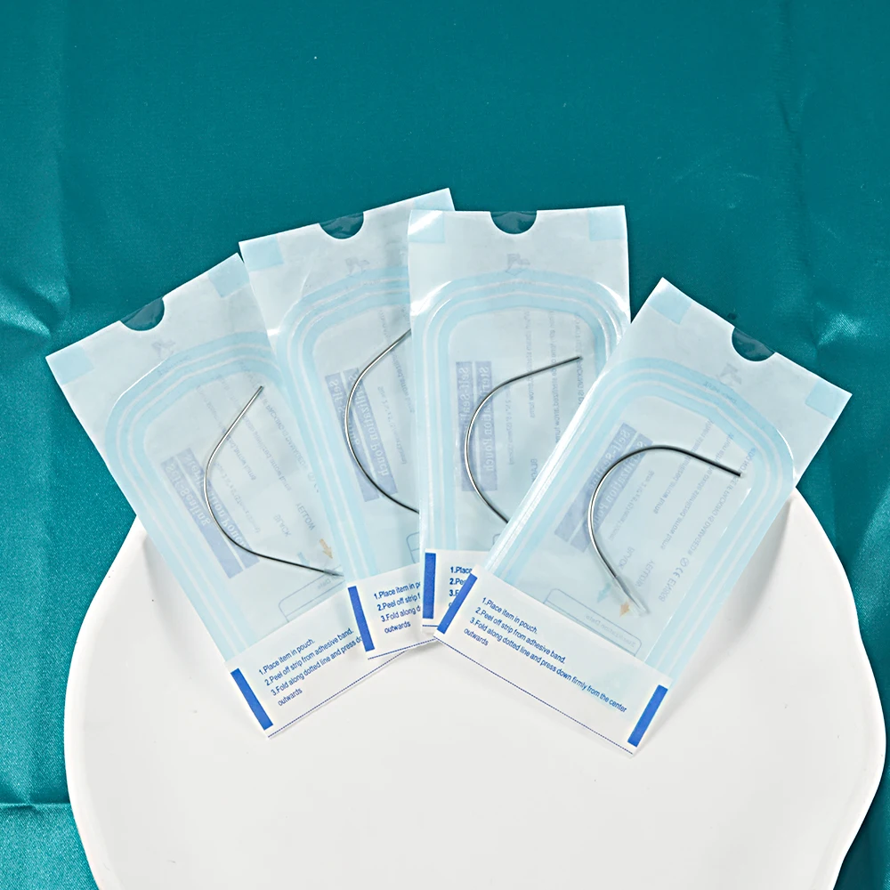 Navel Piercing Tool 10pcs/Lot Curved Needle With Disposable Sterile Package Surgical Steel Belly Button Rings