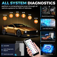 [Lifetime Free Update] KINGBOLEN EDIAG ELITE OBD2 Scanner All System Car Diagnostic Tool 15 Service Bidirectional Conrol - Image 3