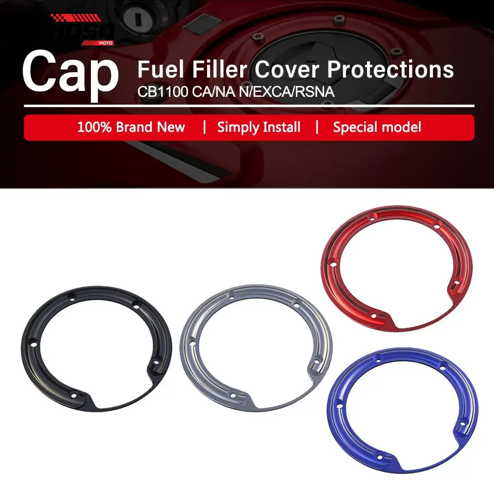 

CNC Gas Oil Cover Tank Pad Protector Cap Fuel Filler cover protections FOR Honda CB1100CA / CB1100NA N EXCA 2017-2018 CB1100RSNA