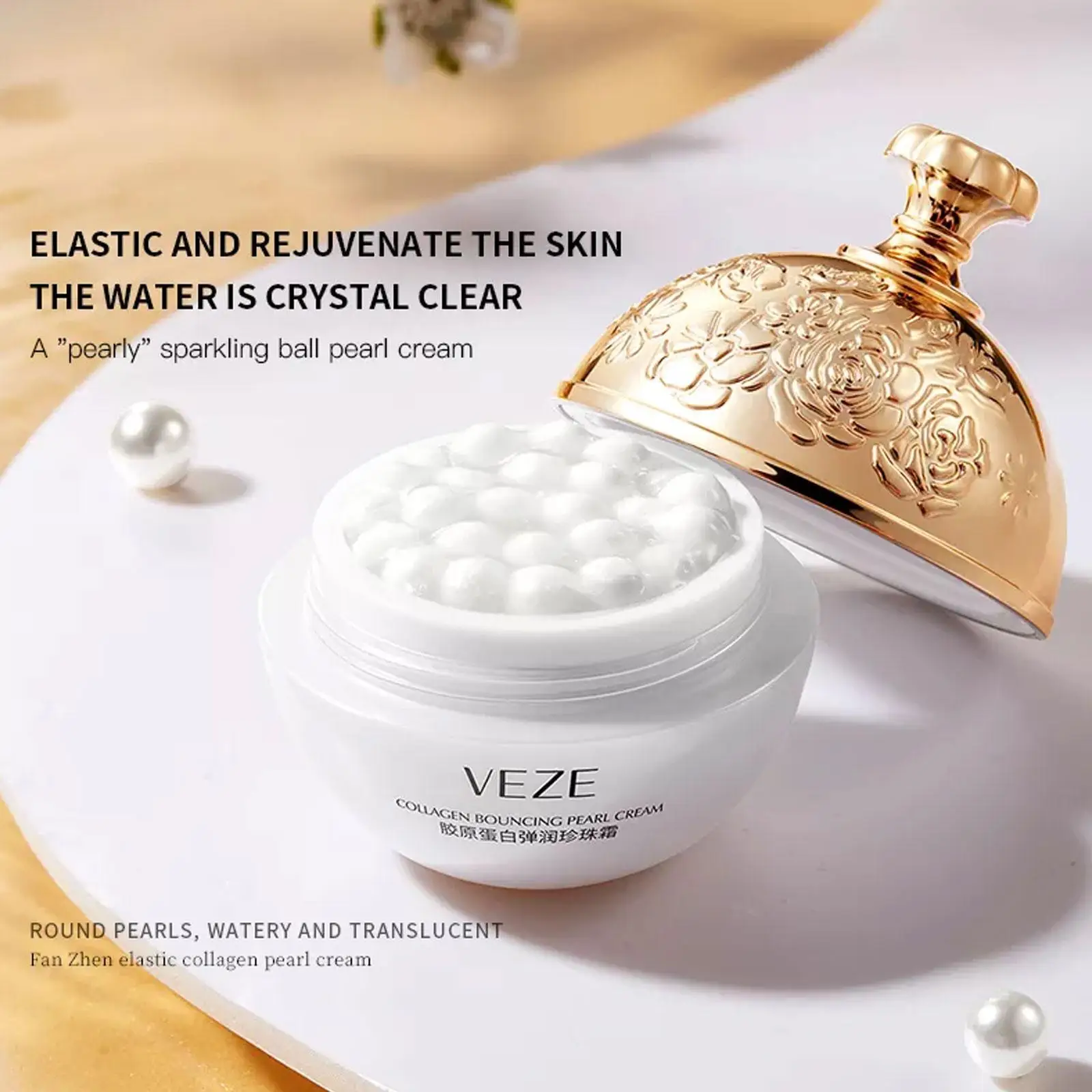 Collagen Pearl Filling Facial Cream For Face Women Deep