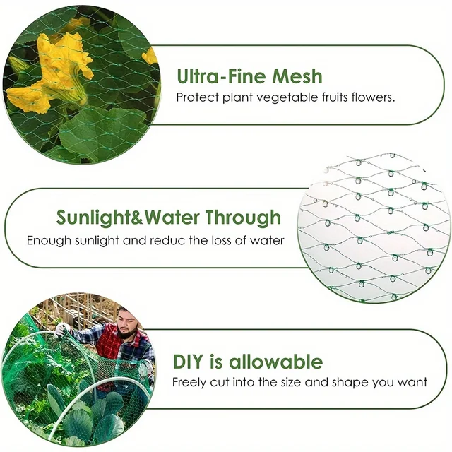 Anti Bird Netting Pond Pool Protection Net Mesh Garden Plant Fruit Tree Vegetables Flower Traps Netting Protect Pest Control 5