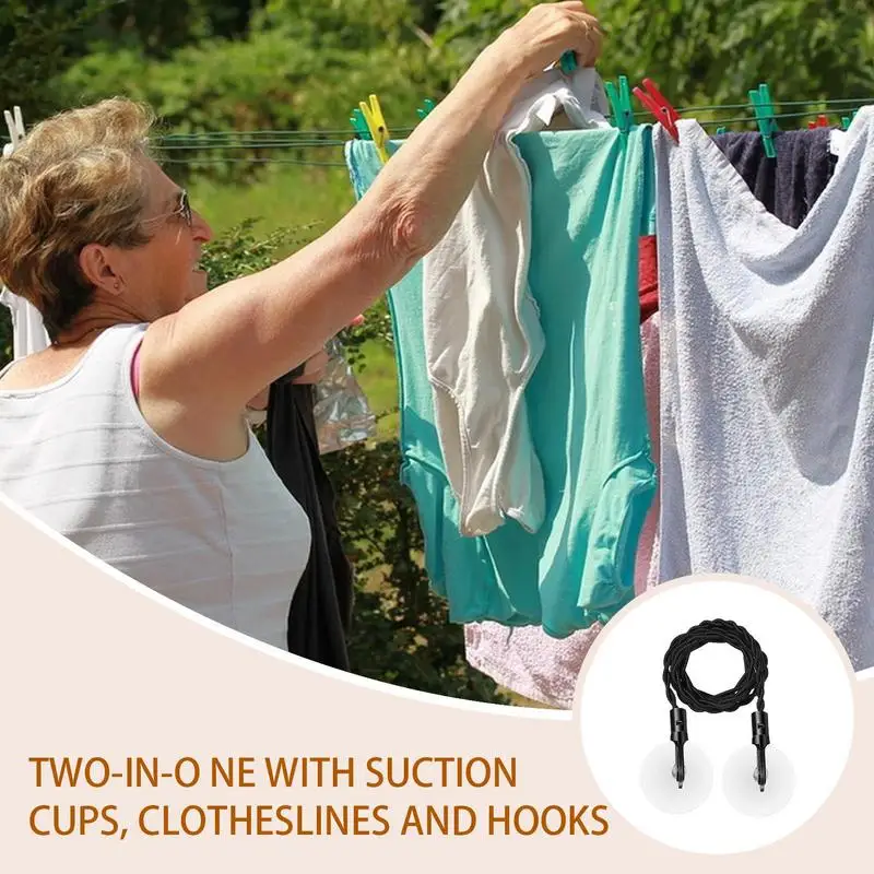 Retractable Travel Clothesline 2