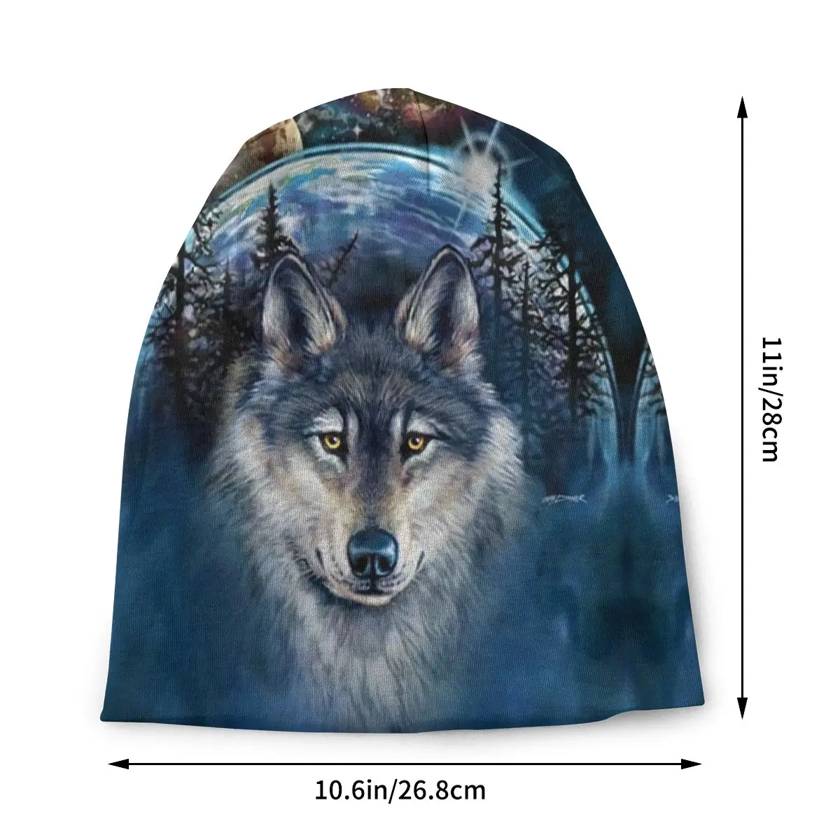 Wolf Motorkap Femme Cool Gebreide Muts Voor Dames Heren Winter Dier Mutsen| | - AliExpress