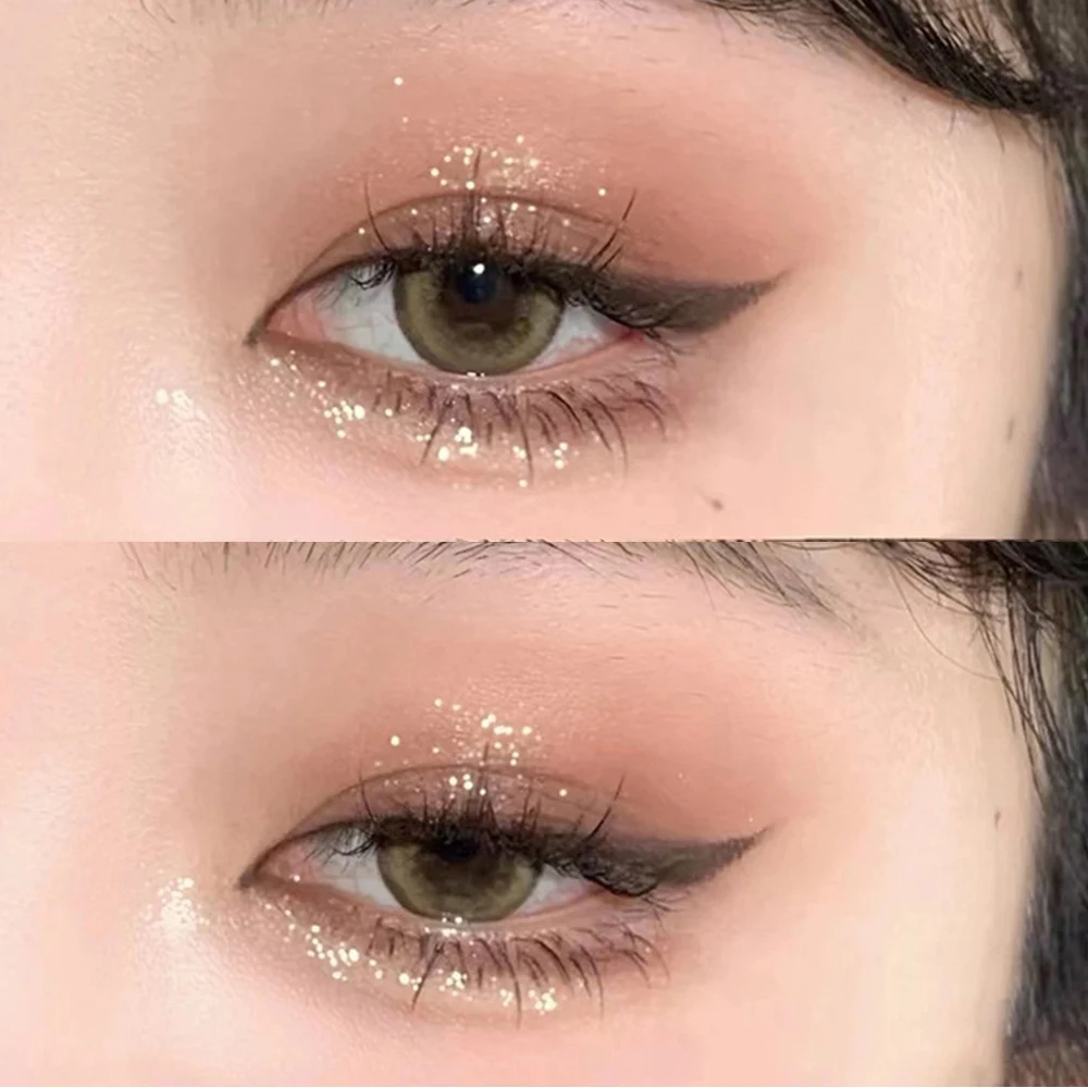 Eye Shadow Plate 1/2/3PCS High Color Rendering Degree Pearl Light Eye Shadow Disc Palette Glitter