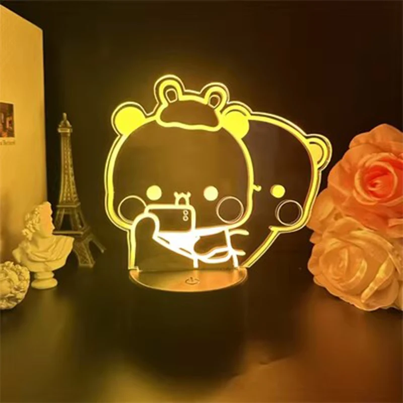 Luce notturna Panda, Lampada LED morbida e carina, Luce notturna per bambini, Luce Panda in silicone, Luce notturna dimmerabile per camera da letto | Leroy Merlin