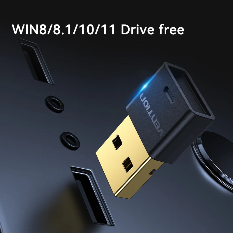 Vention USB Bluetooth Adapter Music Audio Receiver Laptop Transmitter for PC Wireless Mouse Music Dongle Apt-X Bluetooth 5.1 bluetooth adapter bluetooth audio receiver bluetooth transceiver adapter audio adapter